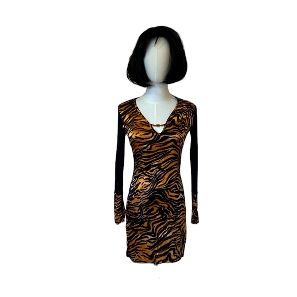 Ladies’ Dress by Cinema Donna, size Small, Tiger Pattern - Picture 2 of 7